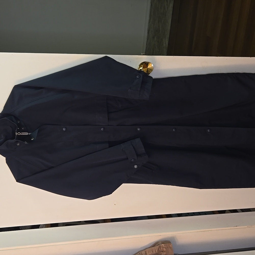 Vintage LL Bean Trench Coat - Navy - Picture 4 of 12